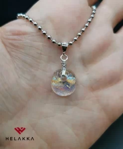 Helakka lasikoru-riipus Toivo