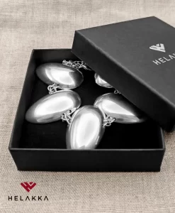 Helakka rannekoru hopealusikasta Tribe